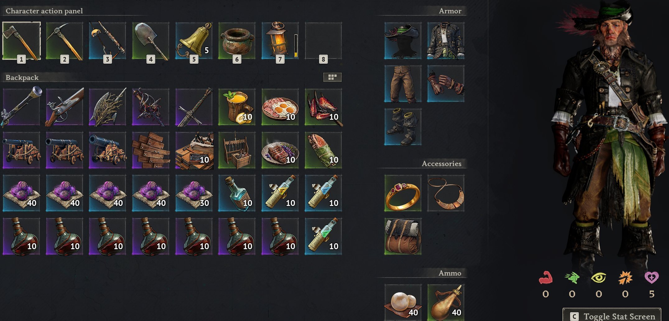 ☑️ 【WINDROSE】⚡BEST STARTER PACK-TOOLS-BACKPACK-ARMOR-WEAPON-FOOD-OTHER💯% SAFE