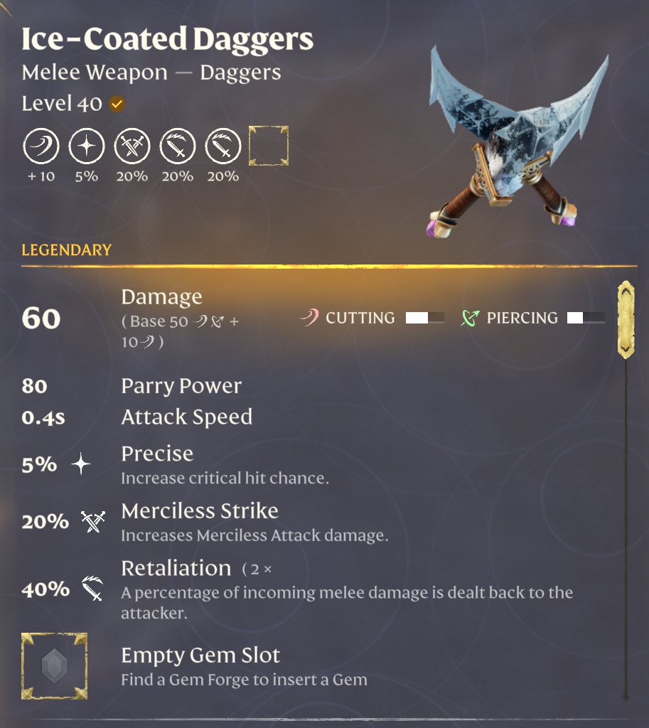 Enshrouded — Legendary Set - Weapons Lv. 50 with Gem Slot (PC) – image 2