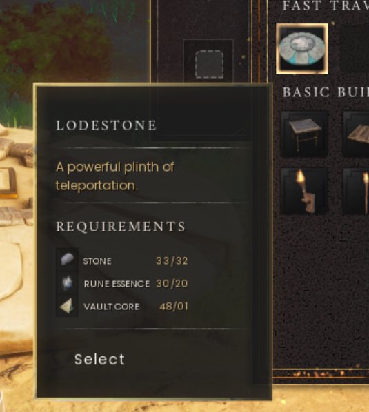 RuneScape: Dragonwilds — Loadstone (Teleport Point) Build (PlayStation, Xbox & PC)